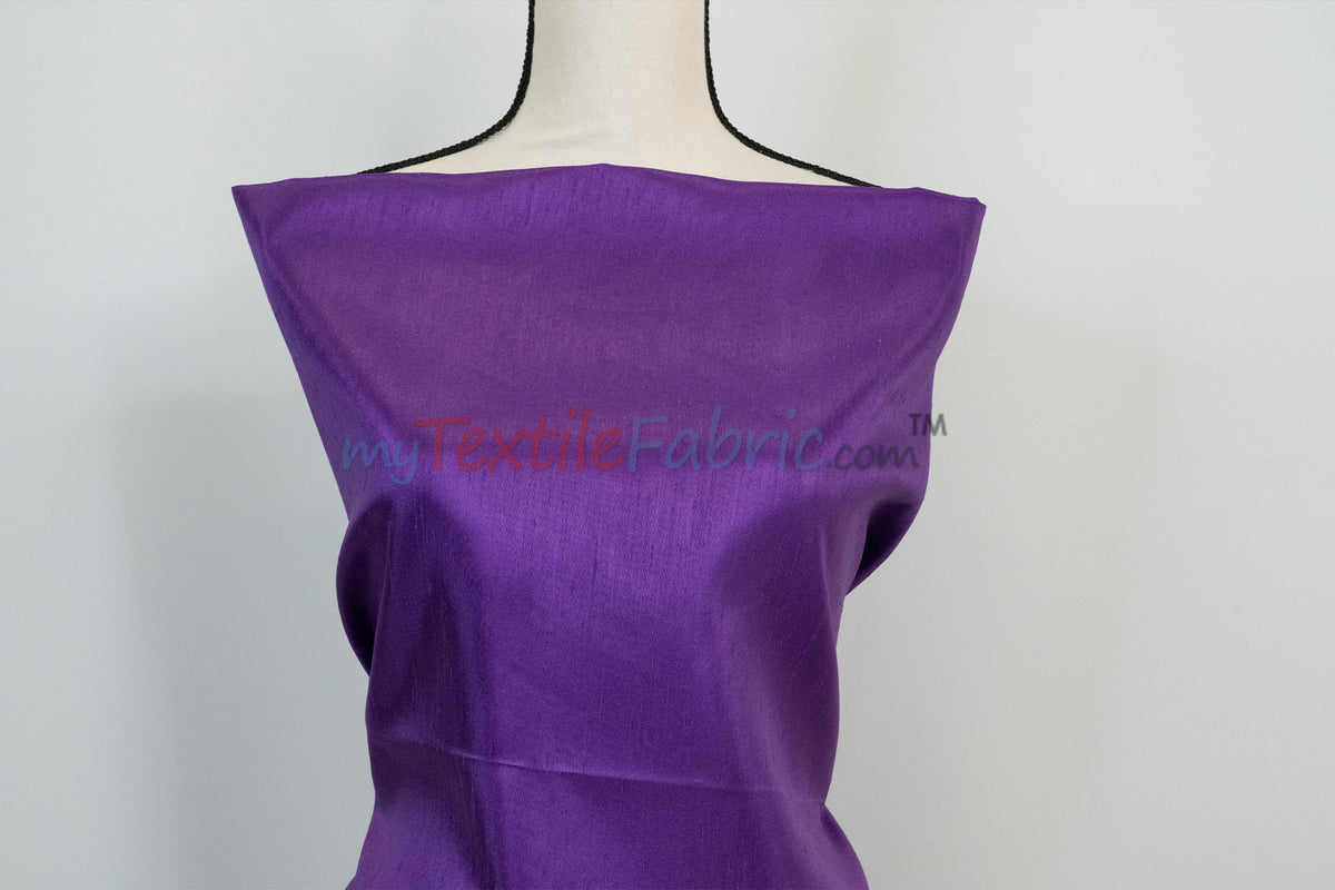 Shantung Satin Fabric | Satin Dupioni Silk Fabric | 60" Wide | Multiple Colors | Yards & Bolts
