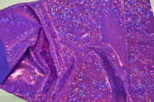 Load image into Gallery viewer, 4 Way Stretch Dancewear Fabric | Shattered Hologram Spandex | 58/60&quot; Wide | Multiple Colors |
