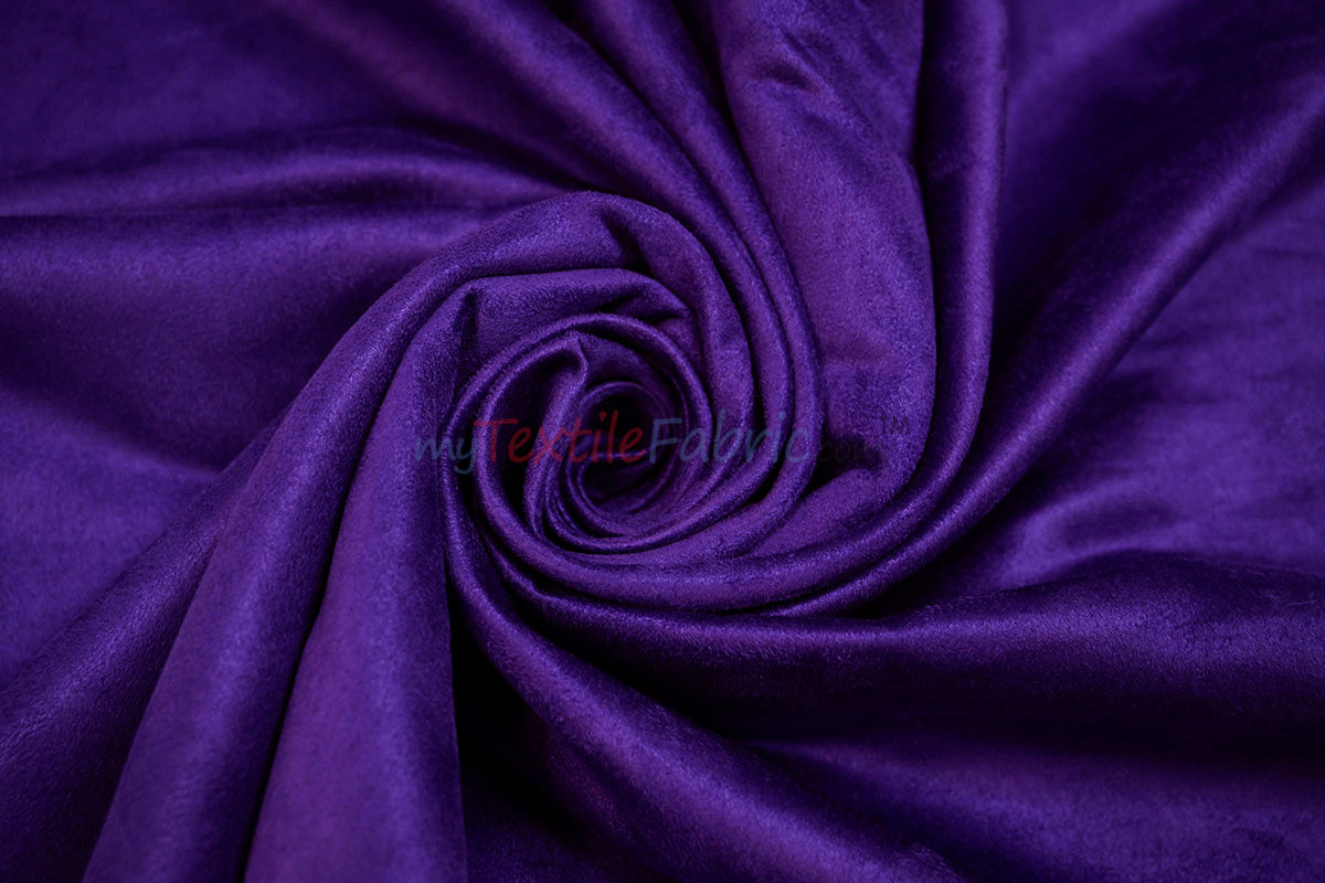 Suede Fabric | Microsuede | 40 Colors | 60" Wide | Faux Suede | Upholstery Weight, Tablecloth, Bags, Pouches, Cosplay, Costume | Continuous Yards |