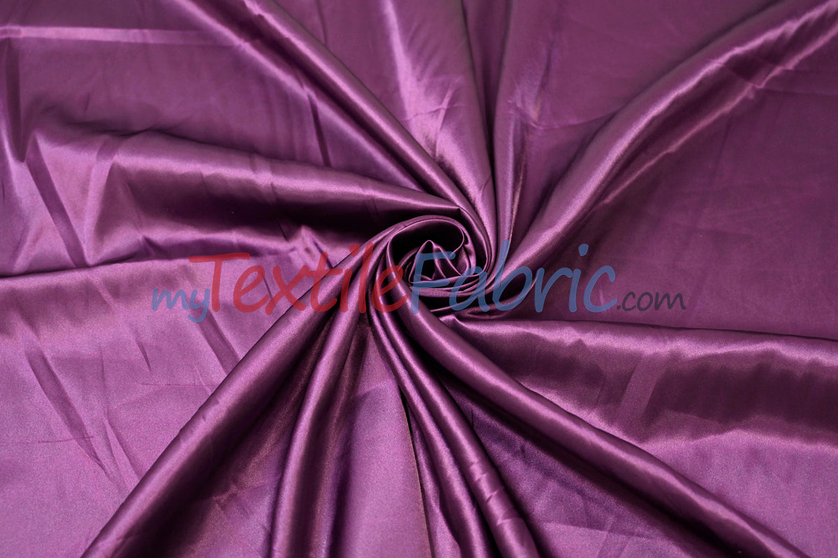 Charmeuse Satin Fabric | Silky Soft Satin | 60" Wide | Continuous Yards | Multiple Colors |