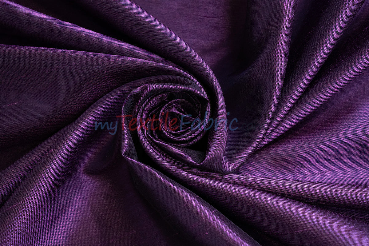 IFR Extra Wide Dupioni Silk | 100% Polyester Faux Dupioni Fabric | 120" Wide | Multiple Colors |