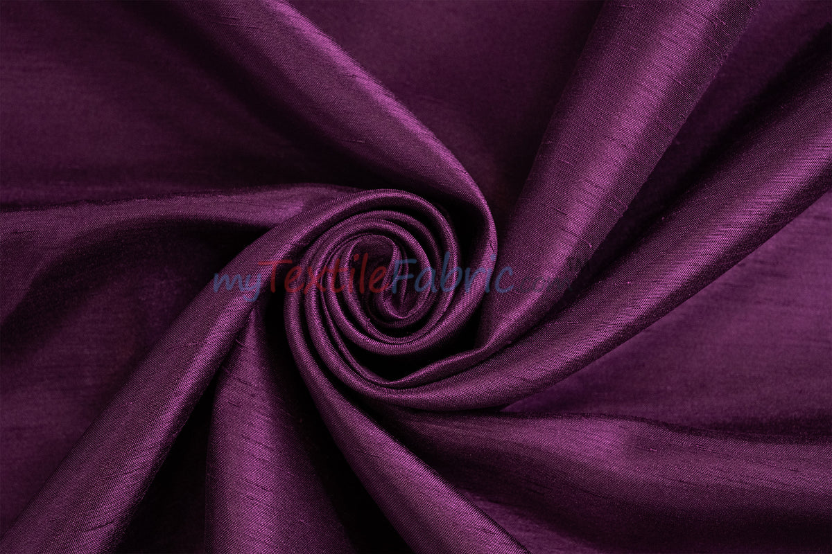 Shantung Satin Fabric | Satin Dupioni Silk Fabric | 60" Wide | Multiple Colors | Yards & Bolts