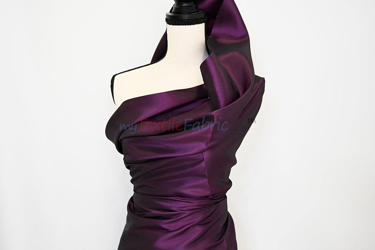 Taffeta Fabric | Two Tone Taffeta Fabric | Non Stretch Taffeta | 60" Wide | Multiple Solid Colors