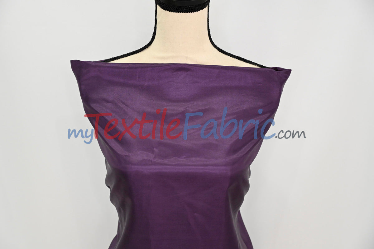 Polyester Silky Habotai Lining | 58" Wide | Super Soft and Silky Poly Habotai Fabric | Wholesale Bolt | Multiple Colors | Digital Printing, Apparel Lining, Drapery and Decor |