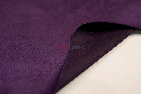 Suede Fabric | Microsuede | 40 Colors | 60" Wide | Faux Suede | Upholstery Weight, Tablecloth, Bags, Pouches, Cosplay, Costume | Continuous Yards |