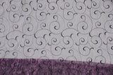Swirl Organza Fabric | Embroidered Swirl Sheer | 54" Wide | Multiple Colors |