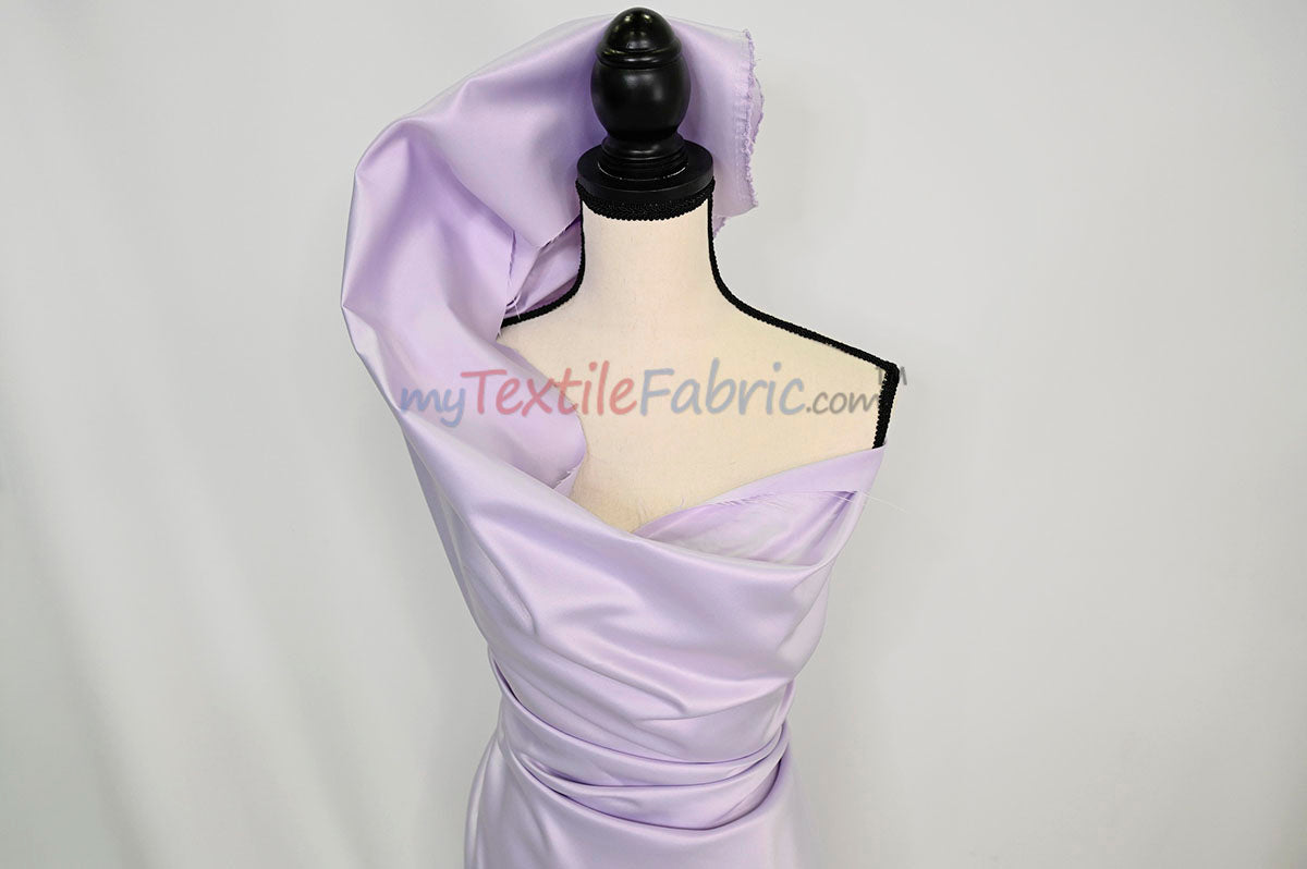 Lamour Satin Fabric | Polyester Matte Satin | Peau De Soie | 60" Wide | Wedding Dress, Tablecloth, Multiple Colors