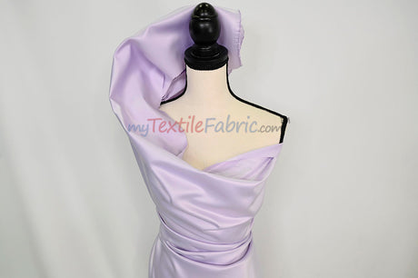 Lamour Satin Fabric | Polyester Matte Satin | Peau De Soie | 60" Wide | Wedding Dress, Tablecloth, Multiple Colors