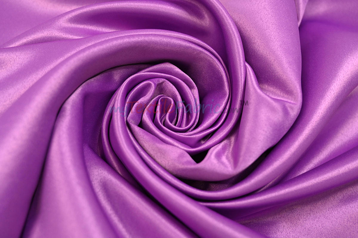 Lamour Satin Fabric | Polyester Matte Satin | Peau De Soie | 60" Wide | Wedding Dress, Tablecloth, Multiple Colors