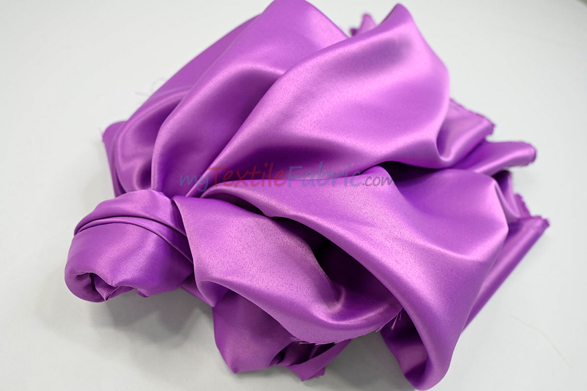 Lamour Satin Fabric | Polyester Matte Satin | Peau De Soie | 60" Wide | Wedding Dress, Tablecloth, Multiple Colors