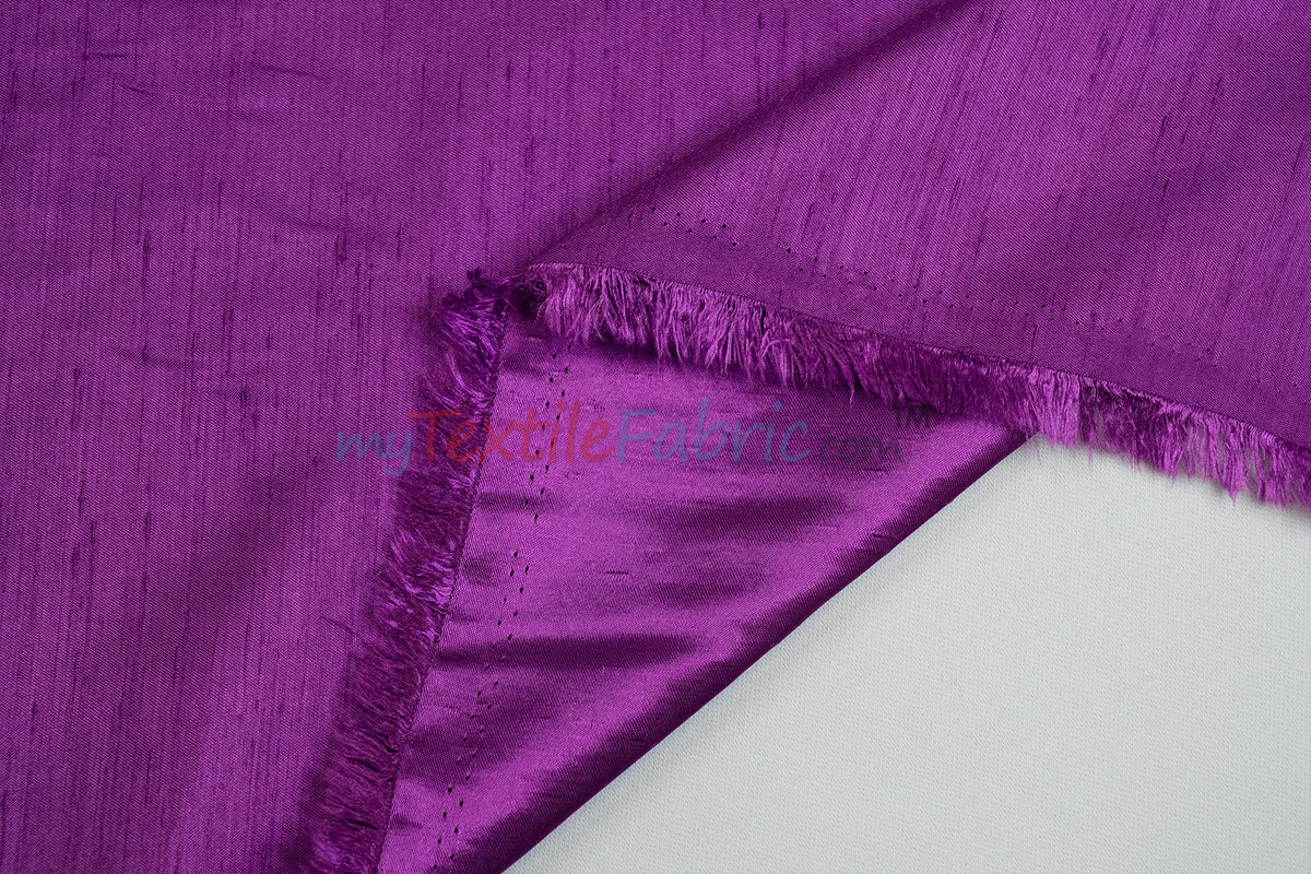 Shantung Satin Fabric | Satin Dupioni Silk Fabric | 60" Wide | Multiple Colors | Yards & Bolts