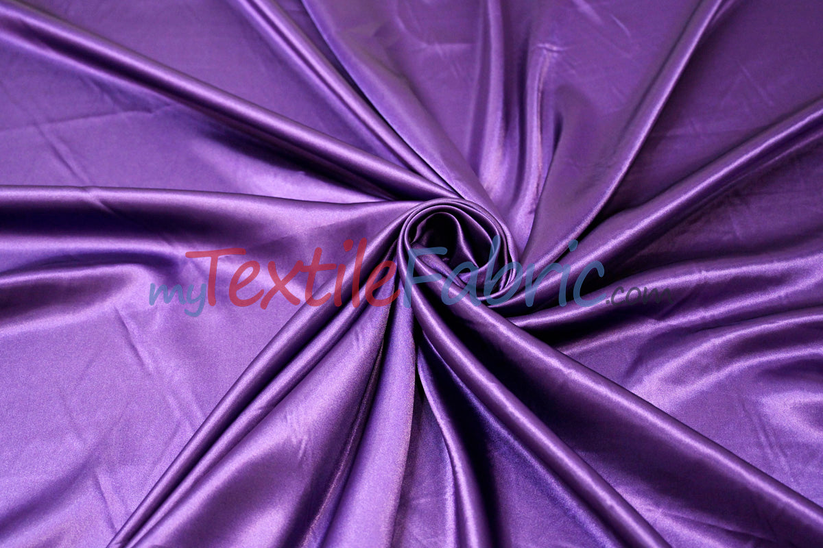 Charmeuse Satin Fabric | Silky Soft Satin | 60" Wide | Wholesale Bolt Only | Multiple Colors |