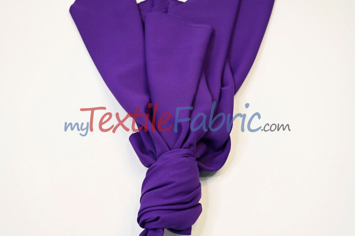 Extra Wide Polyester Fabric | 124" Wide Polyester Fabric | 124" Polypoplin for Tablecloths, Drapery, and Curtains |