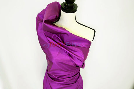 Stretch Taffeta Fabric | 60" Wide | Multiple Solid Colors | Continuous Yards | Costumes, Apparel, Cosplay, Designs | MTF Quality |