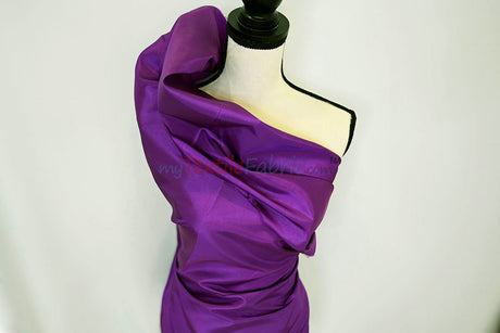 Stretch Taffeta Fabric | 60" Wide | Multiple Solid Colors | Continuous Yards | Costumes, Apparel, Cosplay, Designs | MTF Quality |