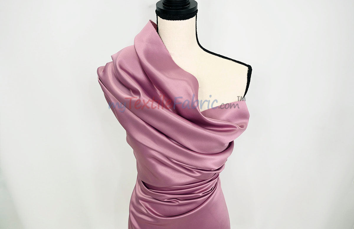Lamour Satin Fabric | Polyester Matte Satin | Peau De Soie | 60" Wide | Wedding Dress, Tablecloth, Multiple Colors