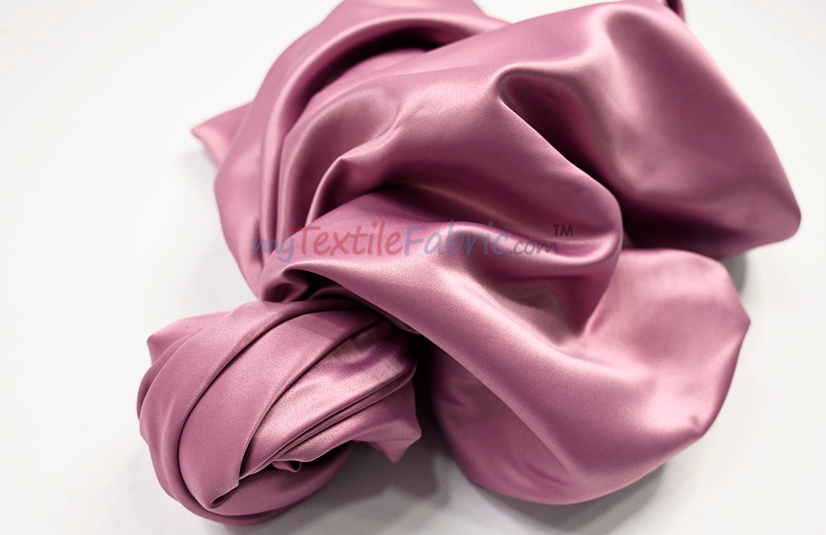 Lamour Satin Fabric | Polyester Matte Satin | Peau De Soie | 60" Wide | Wedding Dress, Tablecloth, Multiple Colors