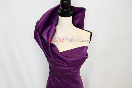 Lamour Satin Fabric | Polyester Matte Satin | Peau De Soie | 60" Wide | Wedding Dress, Tablecloth, Multiple Colors