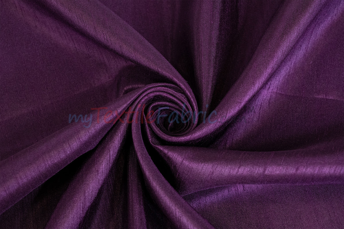 Shantung Satin Fabric | Satin Dupioni Silk Fabric | 60" Wide | Multiple Colors | Yards & Bolts