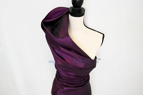 Taffeta Fabric | Two Tone Taffeta Fabric | Non Stretch Taffeta | 60" Wide | Multiple Solid Colors