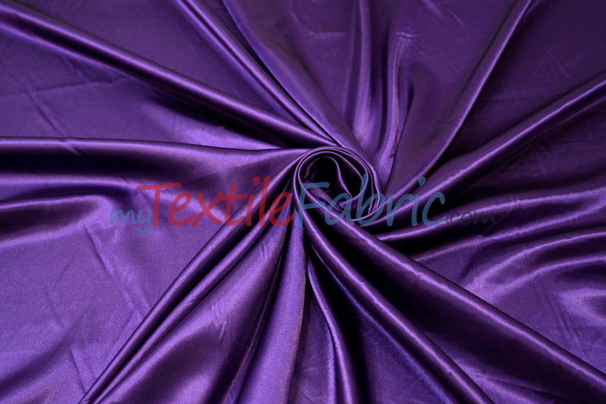 Charmeuse Satin Fabric | Silky Soft Satin | 60" Wide | Continuous Yards | Multiple Colors |