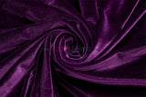 Soft and Plush Stretch Velvet Fabric | Stretch Velvet Spandex | 58" Wide | Spandex Velour for Apparel, Costume, Cosplay, Drapes |