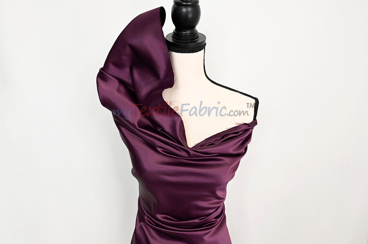 Lamour Satin Fabric | Polyester Matte Satin | Peau De Soie | 60" Wide | Wedding Dress, Tablecloth, Multiple Colors