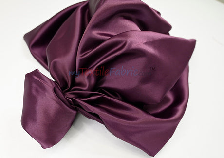 Lamour Satin Fabric | Polyester Matte Satin | Peau De Soie | 60" Wide | Wedding Dress, Tablecloth, Multiple Colors