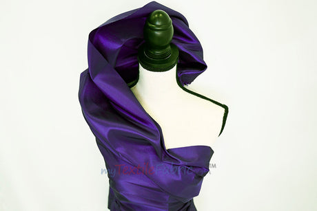 Stretch Taffeta Fabric | 60" Wide | Multiple Solid Colors | Continuous Yards | Costumes, Apparel, Cosplay, Designs | MTF Quality |