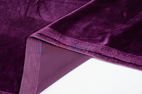 Soft and Plush Stretch Velvet Fabric | Stretch Velvet Spandex | 58" Wide | Spandex Velour for Apparel, Costume, Cosplay, Drapes |