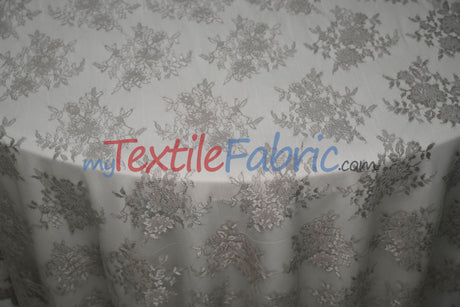 Chantilly Lace Fabric | 52” Wide | Elegant Floral Lace for Bridal & Formalwear