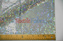 Holographic Mini Square Sequins | 45” Wide | Lightweight Sequin Fabric for Costumes & Apparel