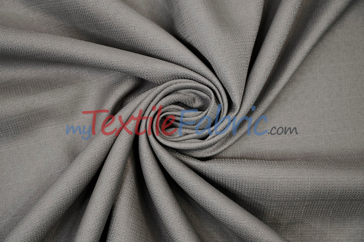Rustic Linen Fabric | Imitation Linen Fabric | Faux Linen Fabric | 58" Wide | 5 Colors |