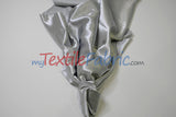 Stretch Charmeuse Satin Fabric | Soft Silky Satin Fabric | 96% Polyester 4% Spandex | Multiple Colors | Yards & Bolts