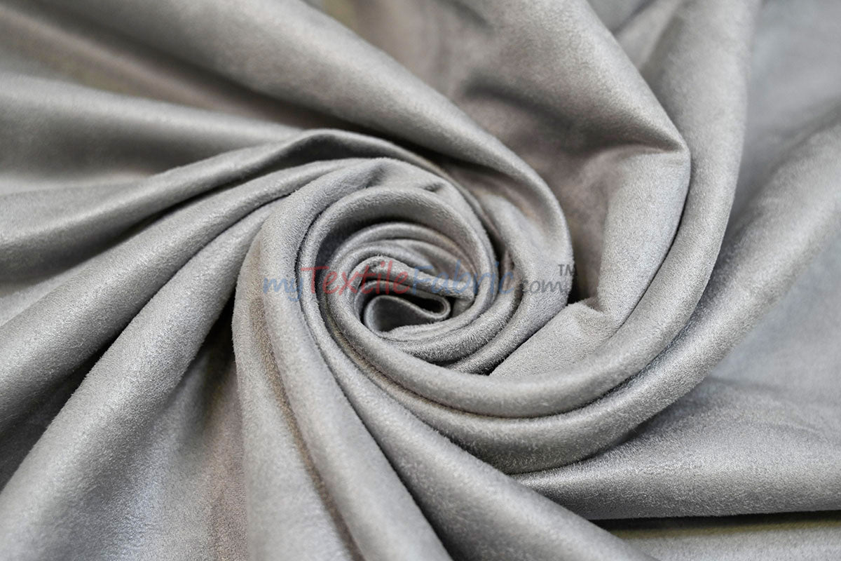 Suede Fabric | Microsuede | 40 Colors | 60" Wide | Faux Suede | Upholstery Weight, Tablecloth, Bags, Pouches, Cosplay, Costume | Continuous Yards |