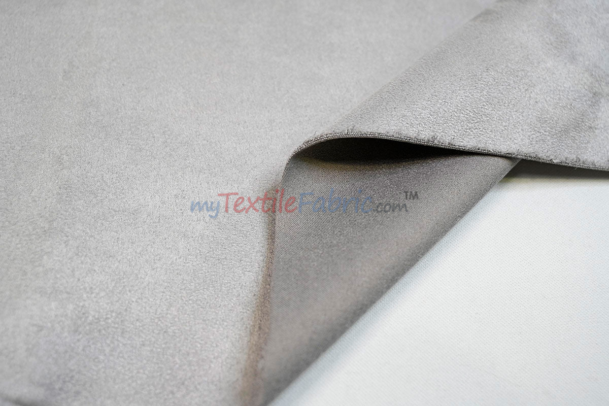 Suede Fabric | Microsuede | 40 Colors | 60" Wide | Faux Suede | Upholstery Weight, Tablecloth, Bags, Pouches, Cosplay, Costume | Continuous Yards |