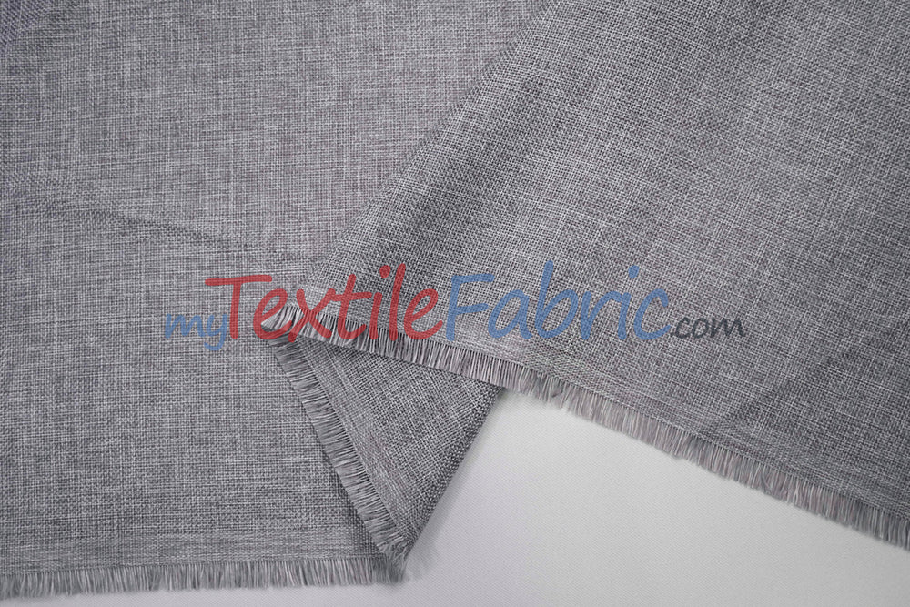 Vintage Linen Fabric | Imitation Burlap Fabric | 60" Wide | Faux Burlap | Vintage Rustic Natural Look Burlap | Washable Burlap Fabric for Decor |