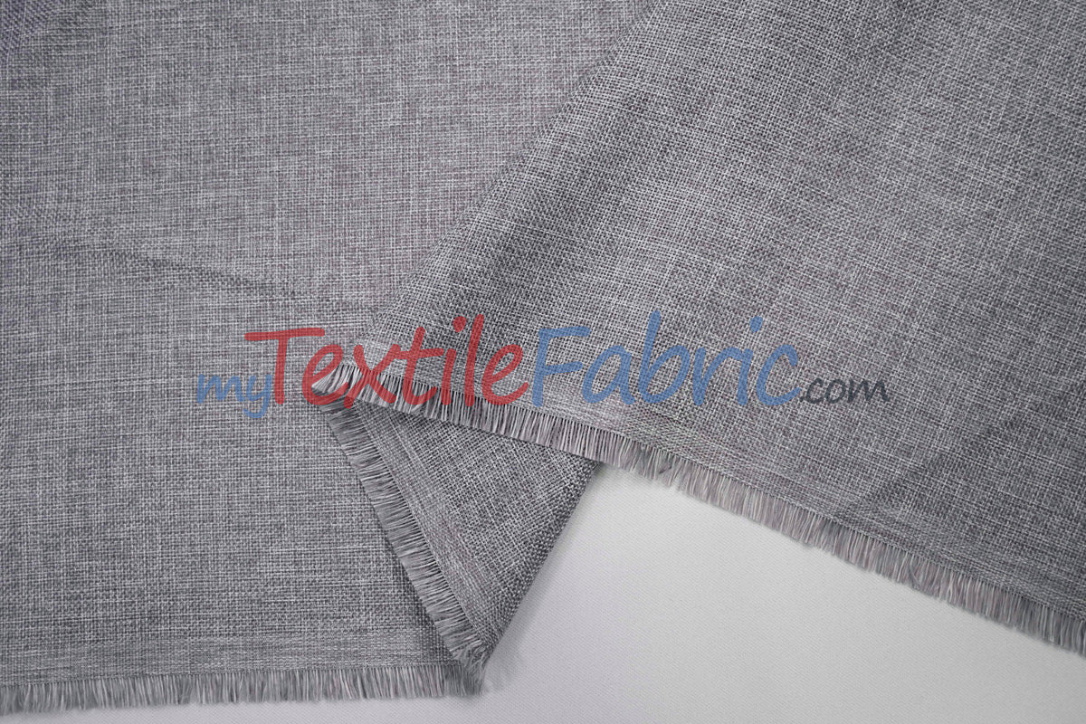 Vintage Linen Fabric | Imitation Burlap Fabric | 60" Wide | Faux Burlap | Vintage Rustic Natural Look Burlap | Washable Burlap Fabric for Decor |