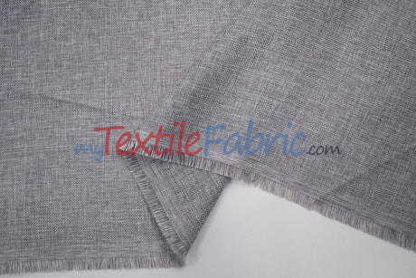 Vintage Linen Fabric | Imitation Burlap Fabric | 60" Wide | Faux Burlap | Vintage Rustic Natural Look Burlap | Washable Burlap Fabric for Decor |