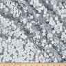 Dull Square Dazzle Sequins | Decorative Payette Sequins on Mesh | 52" Wide |