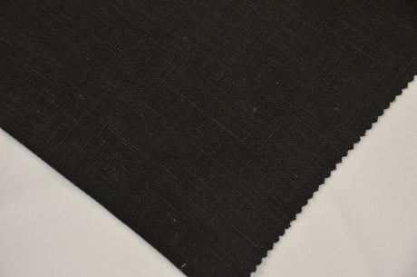 100% Natural Ramie | 100% Ramie | 52/53" Wide | 280GSM | White, Ivory, Natural, Black | Fabric mytextilefabric Yards Black 