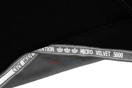 Micro Velvet Fabric by the Yard | Crown Velvet | 45" Wide | Multiple Colors |