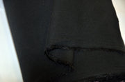 Black 100% Cotton Fire Retardant Duvetyn Fabric