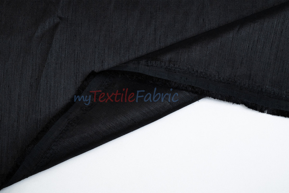 IFR Extra Wide Dupioni Silk | 100% Polyester Faux Dupioni Fabric | 120" Wide | Multiple Colors |