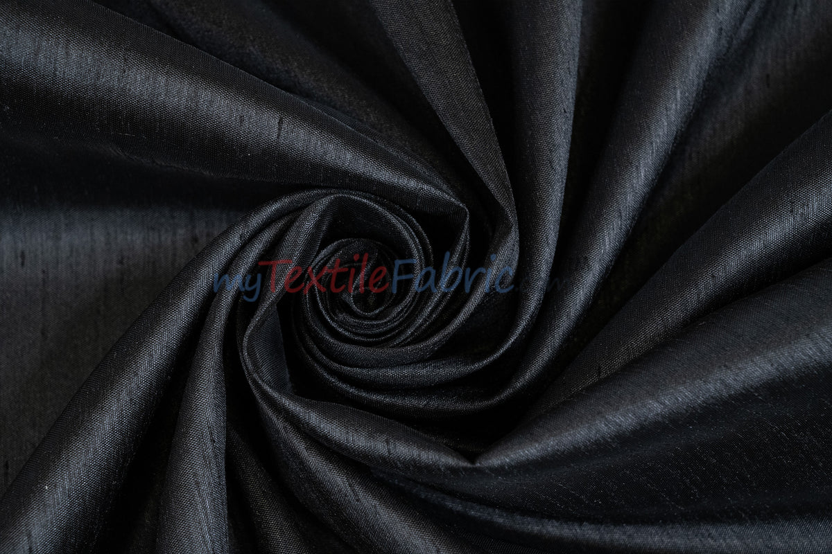 IFR Extra Wide Dupioni Silk | 100% Polyester Faux Dupioni Fabric | 120" Wide | Multiple Colors |