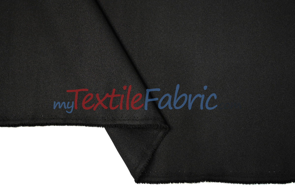 Polyester Gabardine Fabric | Polyester Suiting Fabric | 58" Wide | Multiple Colors | Polyester Twill Fabric |