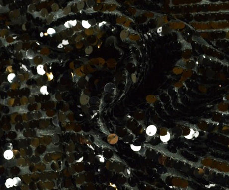 New York Dazzle Sequins Fabric | 6mm Sequins Fabric | 52" Wide | Multiple Colors |