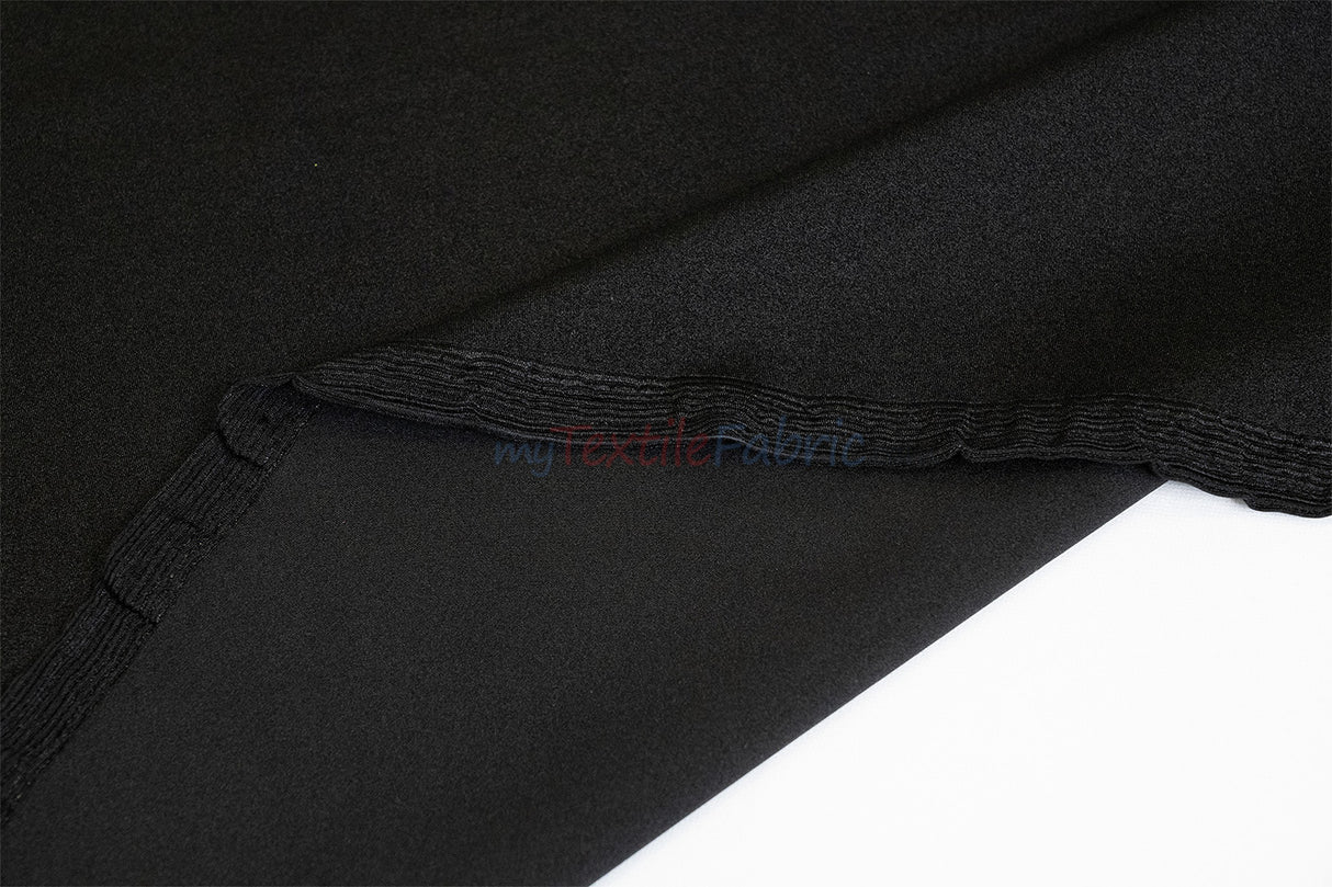 Nylon Spandex 4 Way Stretch Fabric | 60" Width | Great for Swimwear, Dancewear, Waterproof, Tablecloths, Chair Covers | Multiple Colors |
