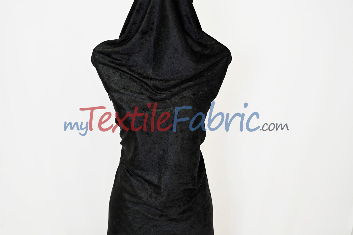 Panne Velvet Fabric | 60" Wide | Crush Panne Velour | Apparel, Costumes, Cosplay, Curtains, Drapery & Home Decor