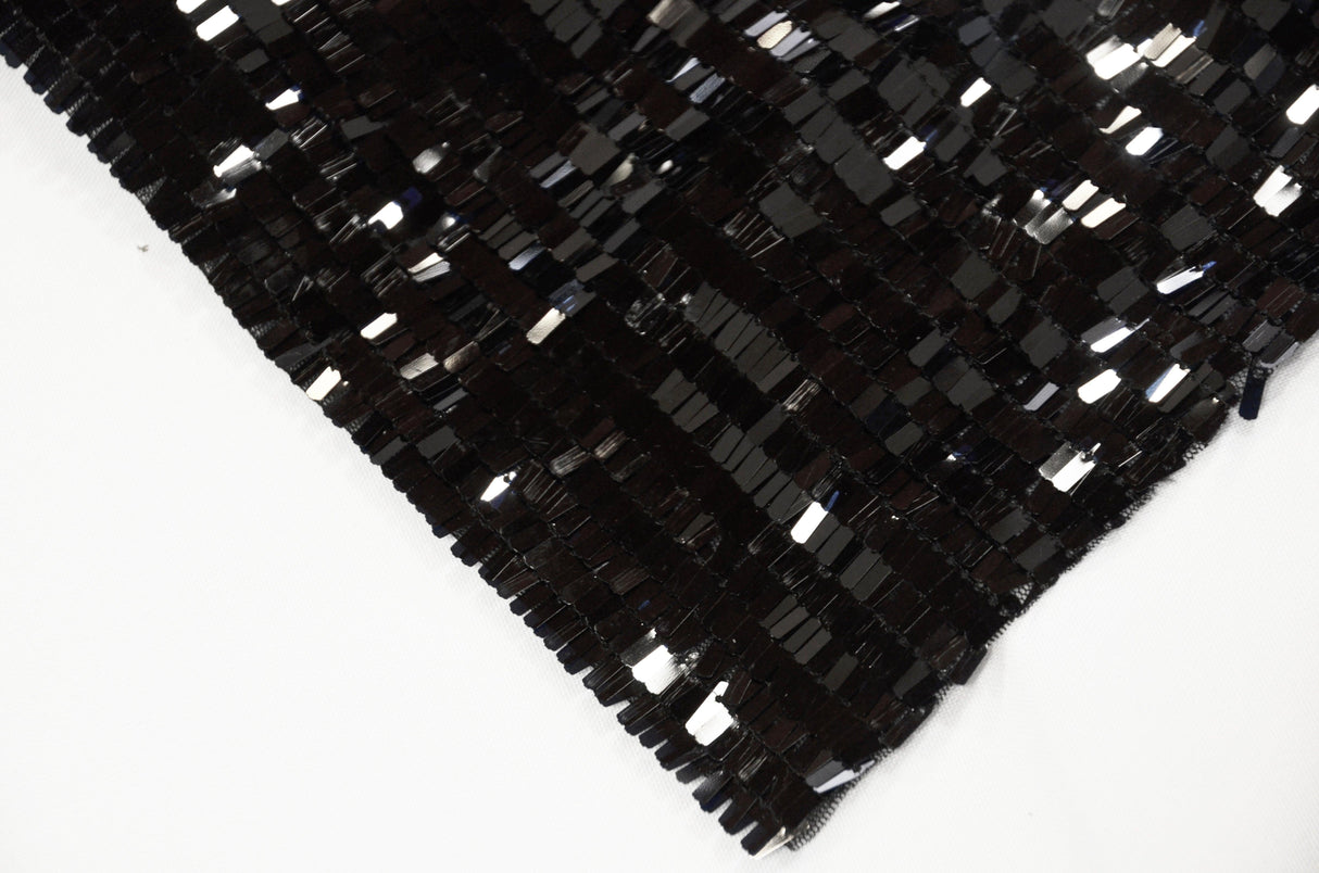 Piano Sequins Fabric | Fringe Sequins | 50/52" Wide | Multiple Colors |